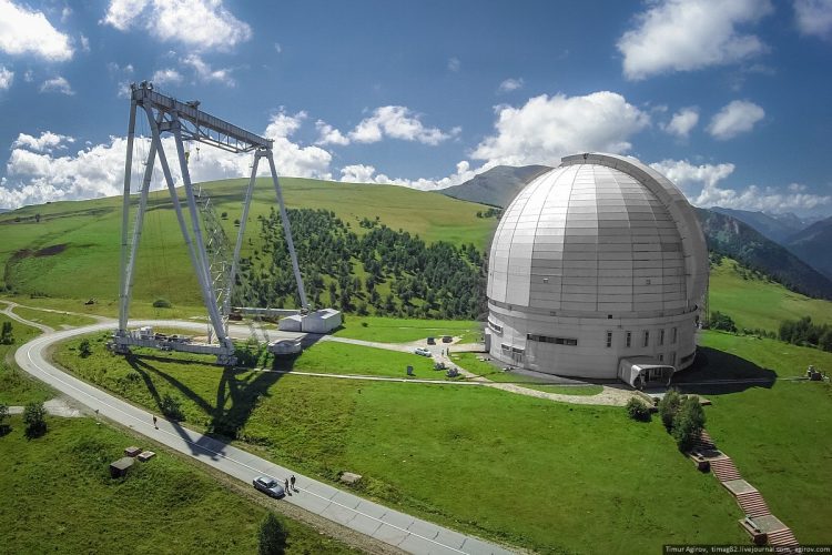 Рис. 9 Специальная астрофизическая обсерватория РАН (Россия)